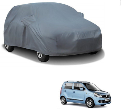 AuTO ADDiCT Car Cover For Maruti Suzuki WagonR (With Mirror Pockets)(Grey)