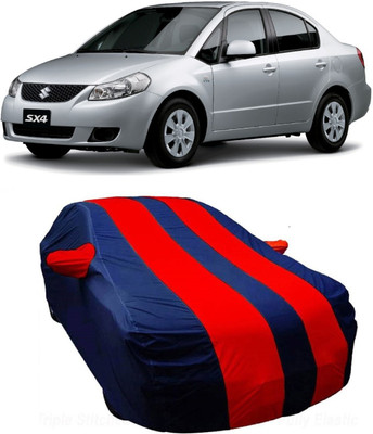 UDGHA Car Cover For Maruti Suzuki SX4 (With Mirror Pockets)(Multicolor)