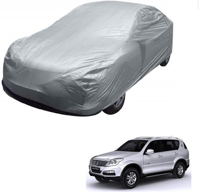 AuTO ADDiCT Car Cover For Mahindra Rexton (Without Mirror Pockets)(Silver)