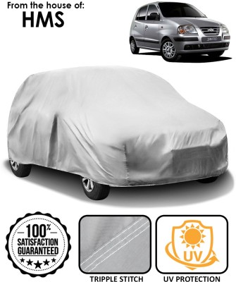 HMS Car Cover For Hyundai Santro (Without Mirror Pockets)(Silver)