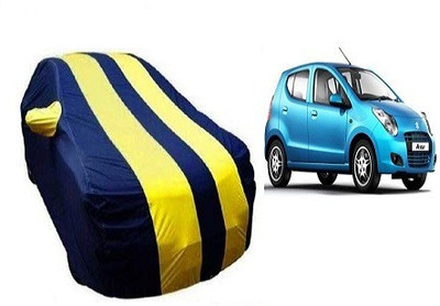 Frap Car Cover For Maruti Suzuki A-Star (With Mirror Pockets)(Yellow, Blue)