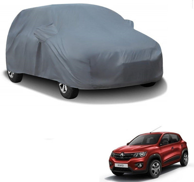 KOZDIKO Car Cover For Renault Kwid (With Mirror Pockets)(Grey)
