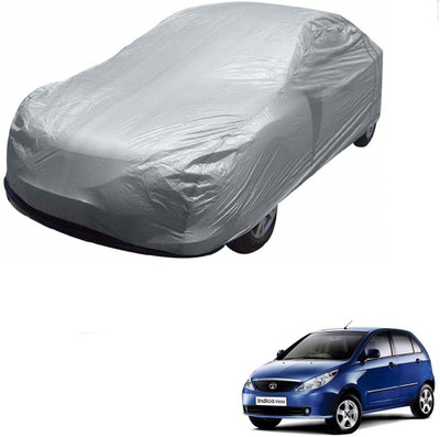 AuTO ADDiCT Car Cover For Tata Indica Vista (Without Mirror Pockets)(Silver)