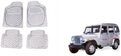 Auto Oprema Rubber Standard Mat For  Mahindra Marshal(Clear)