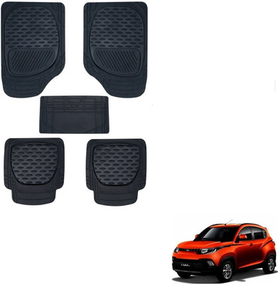 KOZDIKO Rubber Standard Mat For  Mahindra KUV100(Black)