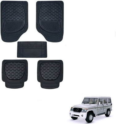 KOZDIKO Rubber Standard Mat For  Mahindra Bolero(Black)