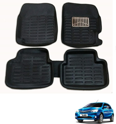 AuTO ADDiCT EVA 3D Mat For  Toyota Etios Liva(Black)