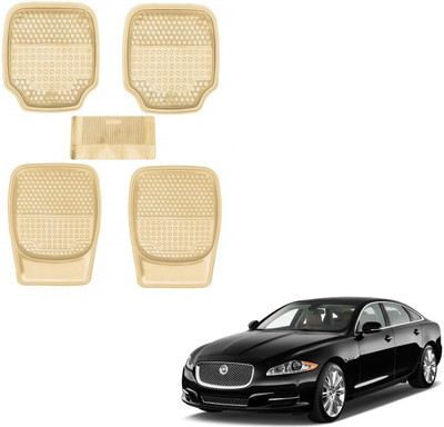 AuTO ADDiCT Rubber, PVC Standard Mat For  Jaguar XJ-TYPE(Beige)