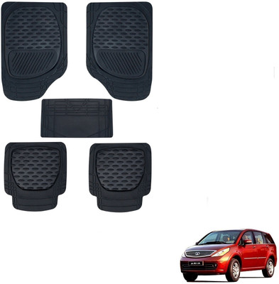 AuTO ADDiCT Rubber, PVC Standard Mat For  Tata Aria(Black)