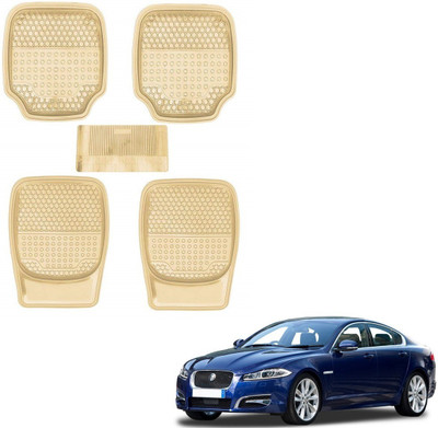 AuTO ADDiCT Rubber, PVC Standard Mat For  Jaguar XF(Beige)