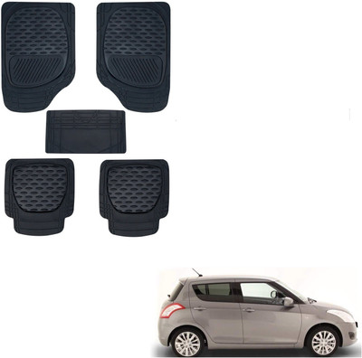 KOZDIKO Rubber Standard Mat For  Maruti Suzuki Swift(Black)