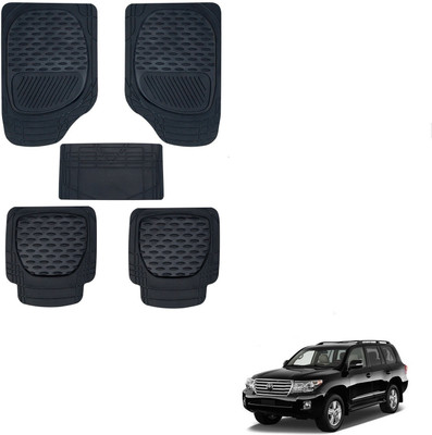 AuTO ADDiCT Rubber, PVC Standard Mat For  Toyota Land Cruiser(Black)
