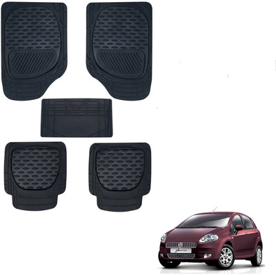 KOZDIKO Rubber Standard Mat For  Fiat Punto(Black)