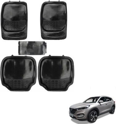 AuTO ADDiCT Rubber, PVC Standard Mat For  Hyundai Tucson(Black)