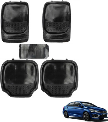 AuTO ADDiCT Rubber, PVC Standard Mat For  Maruti Suzuki Ciaz(Black)