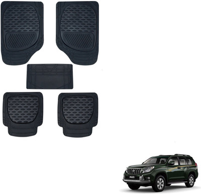 AuTO ADDiCT Rubber, PVC Standard Mat For  Toyota Land Cruiser Prado(Black)