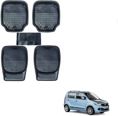 AuTO ADDiCT Rubber, PVC Standard Mat For  Maruti Suzuki WagonR(Black)