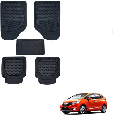 KOZDIKO Rubber Standard Mat For  Honda Jazz(Black)