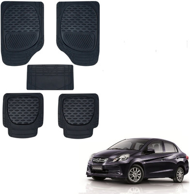 KOZDIKO Rubber Standard Mat For  Honda Amaze(Black)