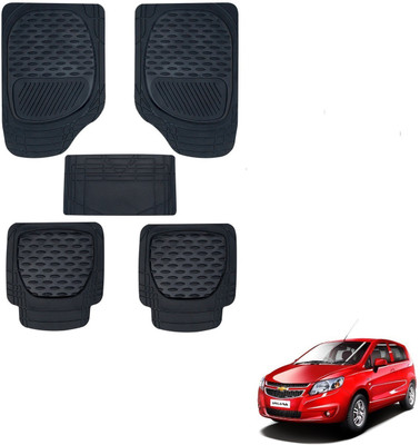 AuTO ADDiCT Rubber, PVC Standard Mat For  Chevrolet Sail UVA(Black)