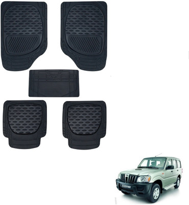AuTO ADDiCT Rubber, PVC Standard Mat For  Mahindra Scorpio(Black)