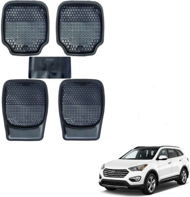 AuTO ADDiCT Rubber, PVC Standard Mat For  Hyundai SantaFe(Black)