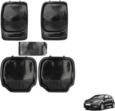 AuTO ADDiCT Rubber, PVC Standard Mat For  Volkswagen Polo(Black)