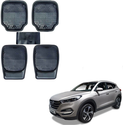 AuTO ADDiCT Rubber, PVC Standard Mat For  Hyundai Tucson(Black)
