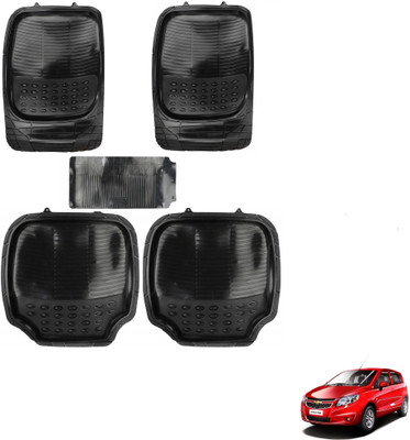 AuTO ADDiCT Rubber, PVC Standard Mat For  Chevrolet Sail UVA(Black)