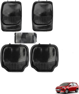 AuTO ADDiCT Rubber, PVC Standard Mat For  Fiat Palio(Black)