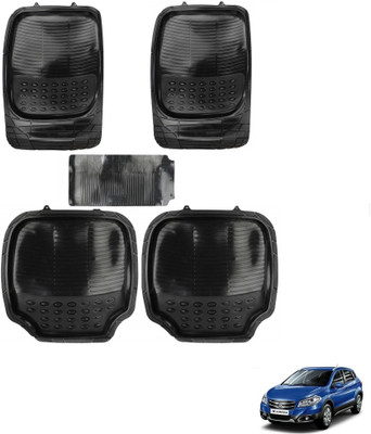 AuTO ADDiCT Rubber, PVC Standard Mat For  Maruti Suzuki S-Cross(Black)