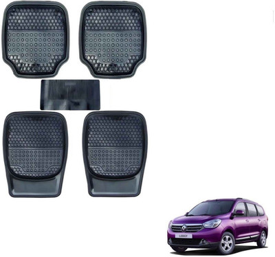 AuTO ADDiCT Rubber, PVC Standard Mat For  Renault Lodgy(Black)