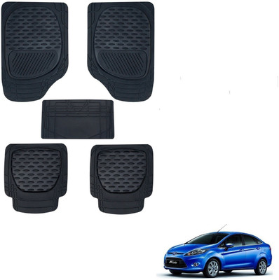AuTO ADDiCT Rubber, PVC Standard Mat For  Ford New Fiesta(Black)