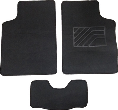 Oshotto Fabric Standard Mat For  Universal For Car(Black)