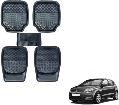 AuTO ADDiCT Rubber, PVC Standard Mat For  Volkswagen Polo(Black)
