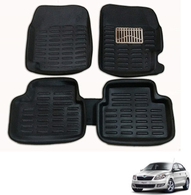 AuTO ADDiCT EVA 3D Mat For  Skoda Rapid(Black)