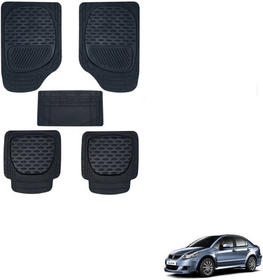 AuTO ADDiCT Rubber, PVC Standard Mat For  Maruti Suzuki SX4(Black)