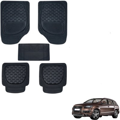 AuTO ADDiCT Rubber, PVC Standard Mat For  Audi Q7(Black)