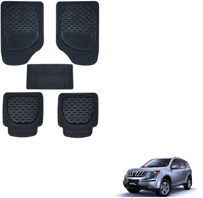 AuTO ADDiCT Rubber, PVC Standard Mat For  Mahindra XUV(Black)