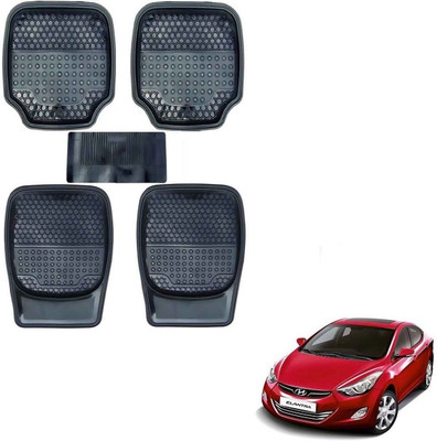 AuTO ADDiCT Rubber, PVC Standard Mat For  Hyundai Elantra(Black)