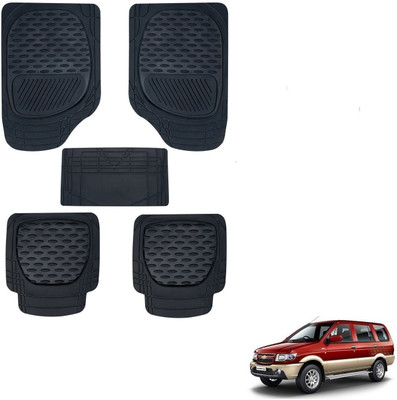 KOZDIKO Rubber Standard Mat For  Chevrolet Tavera(Black)