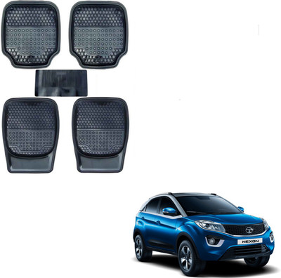 AuTO ADDiCT Rubber, PVC Standard Mat For  Tata Nexon(Black)