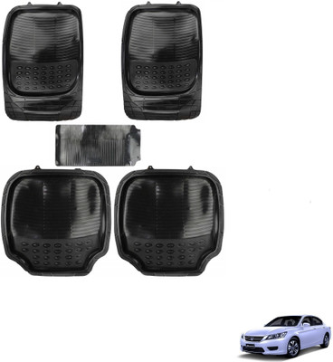 AuTO ADDiCT Rubber, PVC Standard Mat For  Honda Accord(Black)