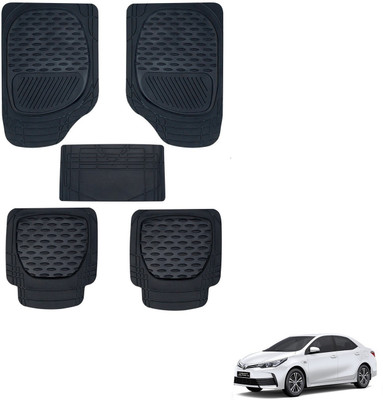 KOZDIKO Rubber Standard Mat For  Toyota Corolla Altis(Black)