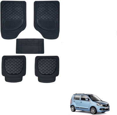 KOZDIKO Rubber Standard Mat For  Maruti Suzuki WagonR(Black)