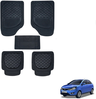 AuTO ADDiCT Rubber, PVC Standard Mat For  Tata Zest(Black)