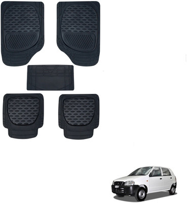 KOZDIKO Rubber Standard Mat For  Maruti Suzuki Alto(Black)