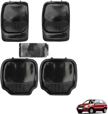 AuTO ADDiCT Rubber, PVC Standard Mat For  Ford Fusion(Black)