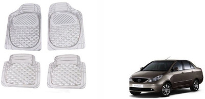 Auto Oprema Rubber Standard Mat For  Tata Indigo CS(Clear)