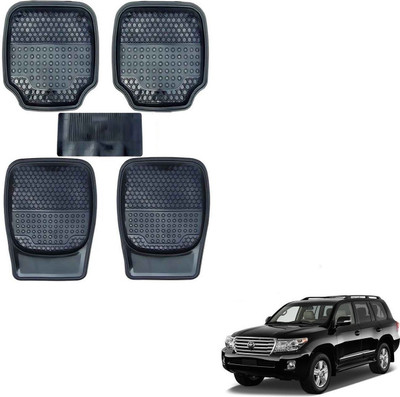 AuTO ADDiCT Rubber, PVC Standard Mat For  Toyota Land Cruiser(Black)
